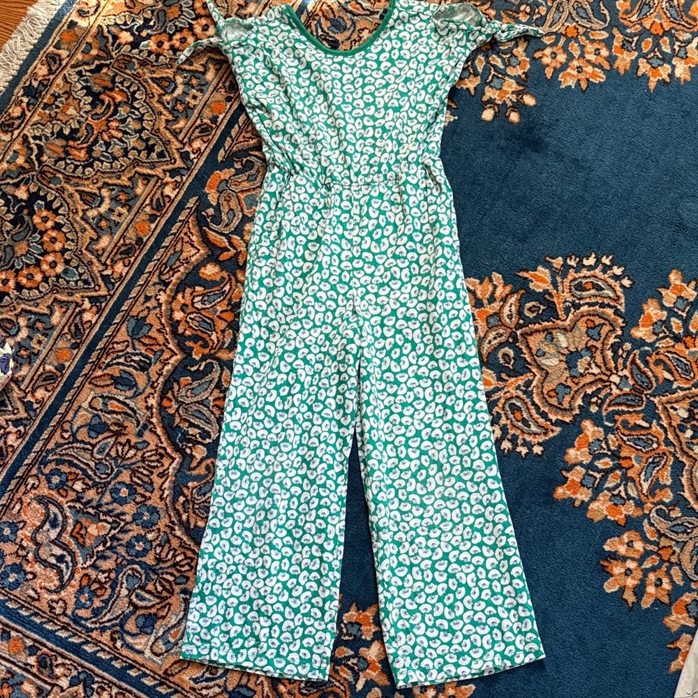 EUC Tea Collection Girls Romper Sz 8